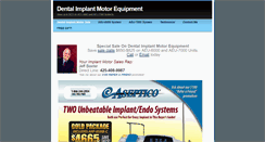 Desktop Screenshot of dental-implant-motor-equipment.and-more-online.com