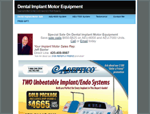 Tablet Screenshot of dental-implant-motor-equipment.and-more-online.com